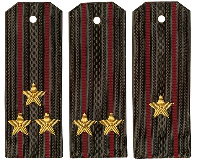 Погон 10. Две звезды на погонах СССР звание.